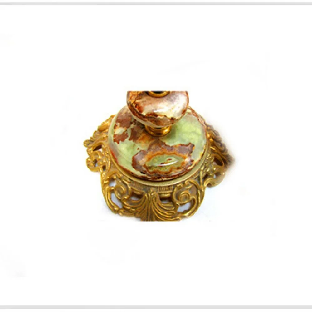 Rare & Unique Antique Or Vintage Genuine Onix Giuliani Creation Italian Scale - Picture 5 of 6